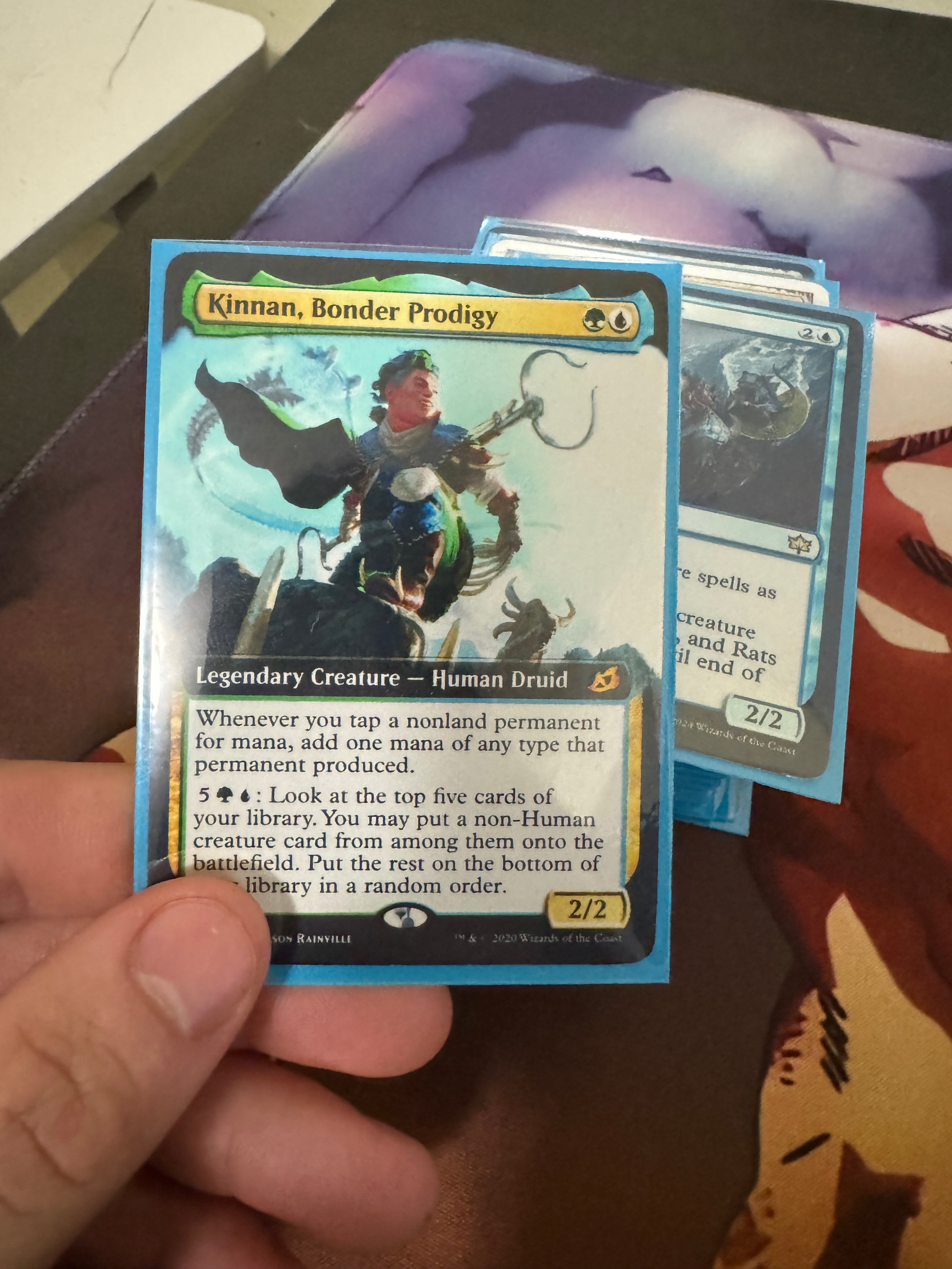 Pre Made Kinnan Cedh Deck with Sleeves